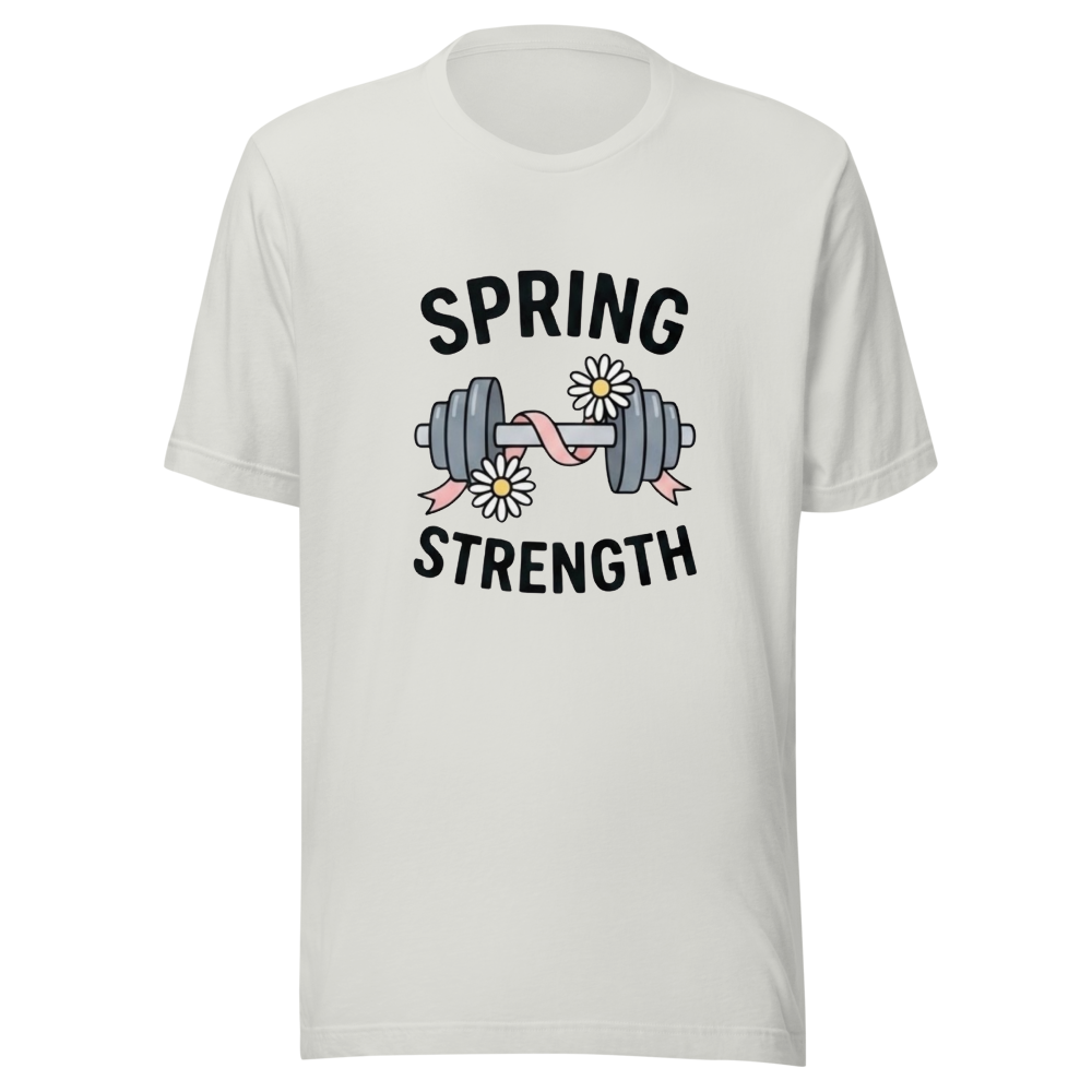 Spring Strength Gym Shirt – Floral Workout Fitnes