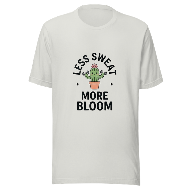 Less Sweat More Bloom Gym Shirt – Botanical Fitne