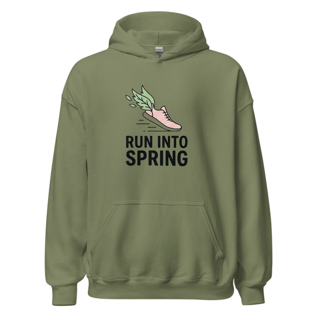Run Into Spring Running Hoodie – Fitness Workout S