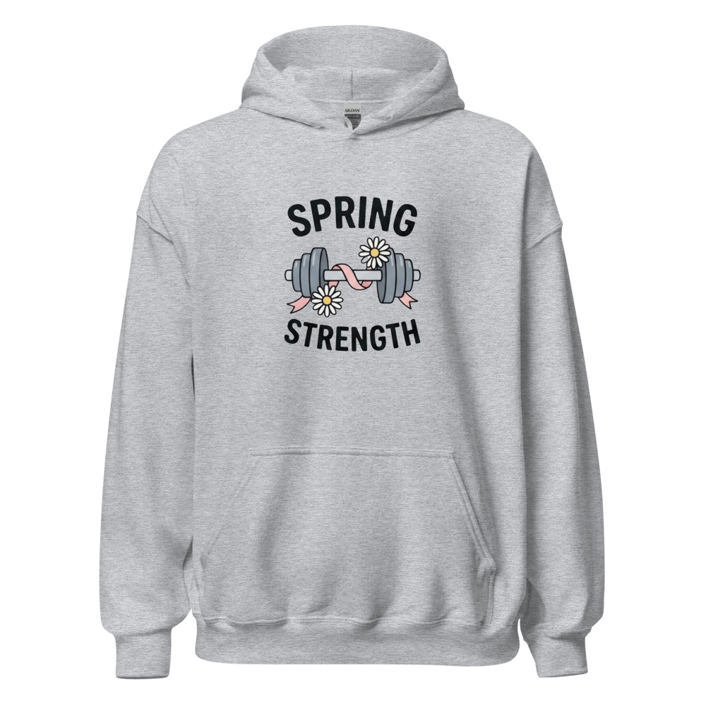 Spring Strength Gym Hoodie – Floral Workout Fitnes