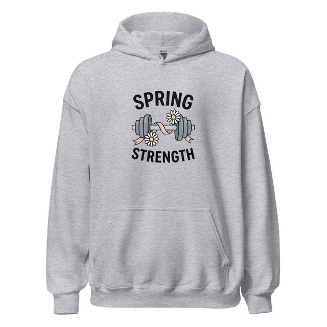 Spring Strength Gym Hoodie – Floral Workout Fitnes