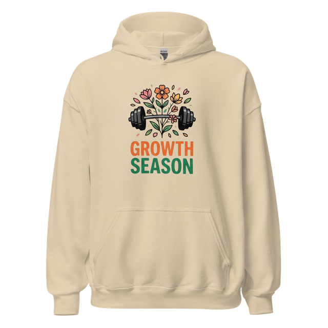 Growth Season Gym Hoodie – Floral Workout Fitness