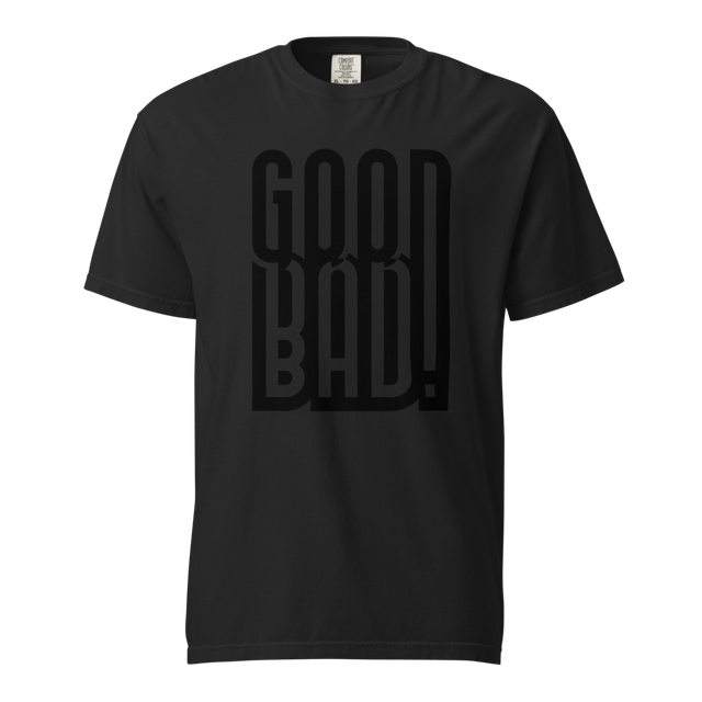 Minimalist "Good Bad!" Graphic Tee