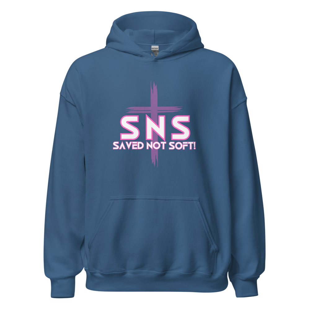 SNS HOODIE (Pink Text)