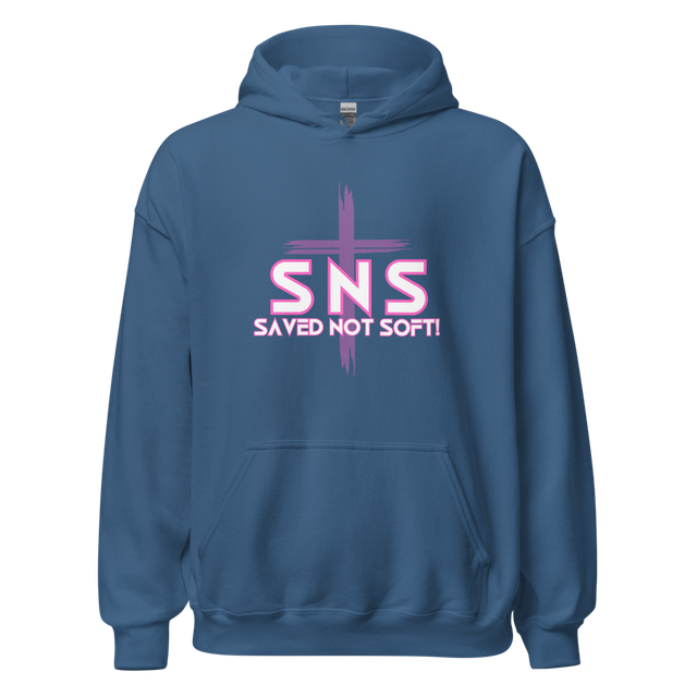 SNS HOODIE (Pink Text)