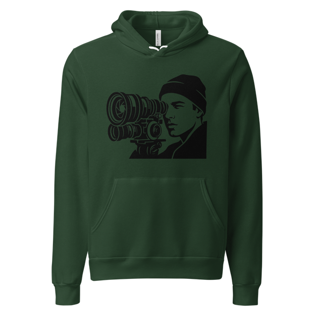 Photographer can. Pullover hoodie green