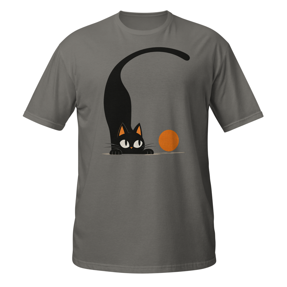 Cat lover. Softstyle t-shirt brownish grey
