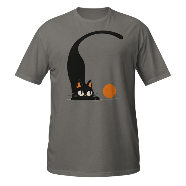 Cat lover. Softstyle t-shirt brownish grey