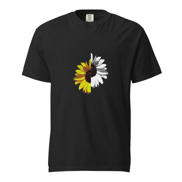 Sunflower Graphic Black T-Shirt