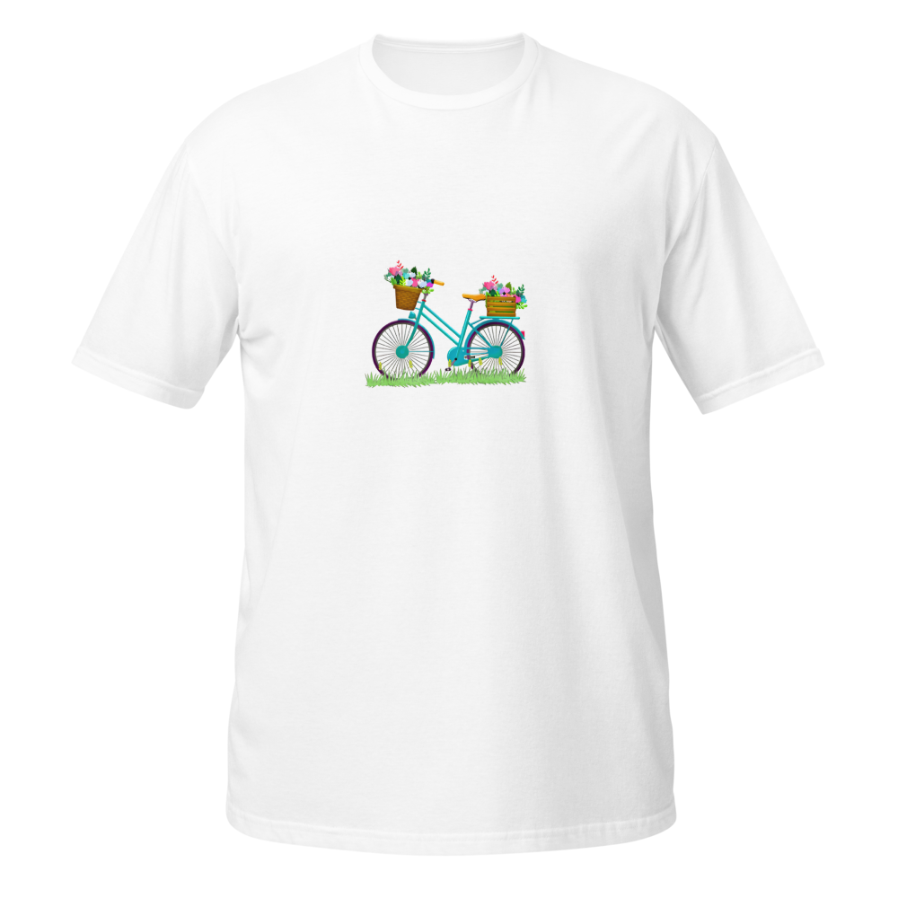 Vintage Floral Bicycle T-Shirt
