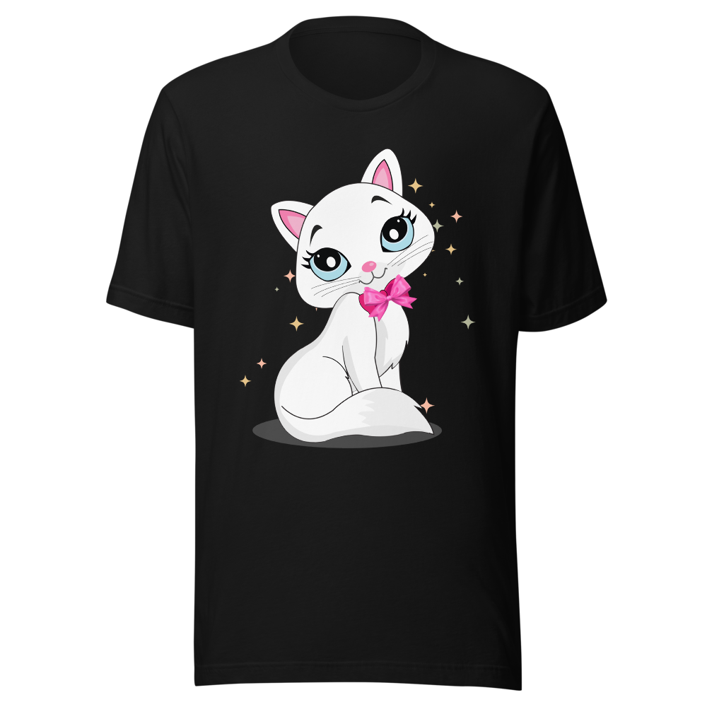 Cute White Cat T-Shirt