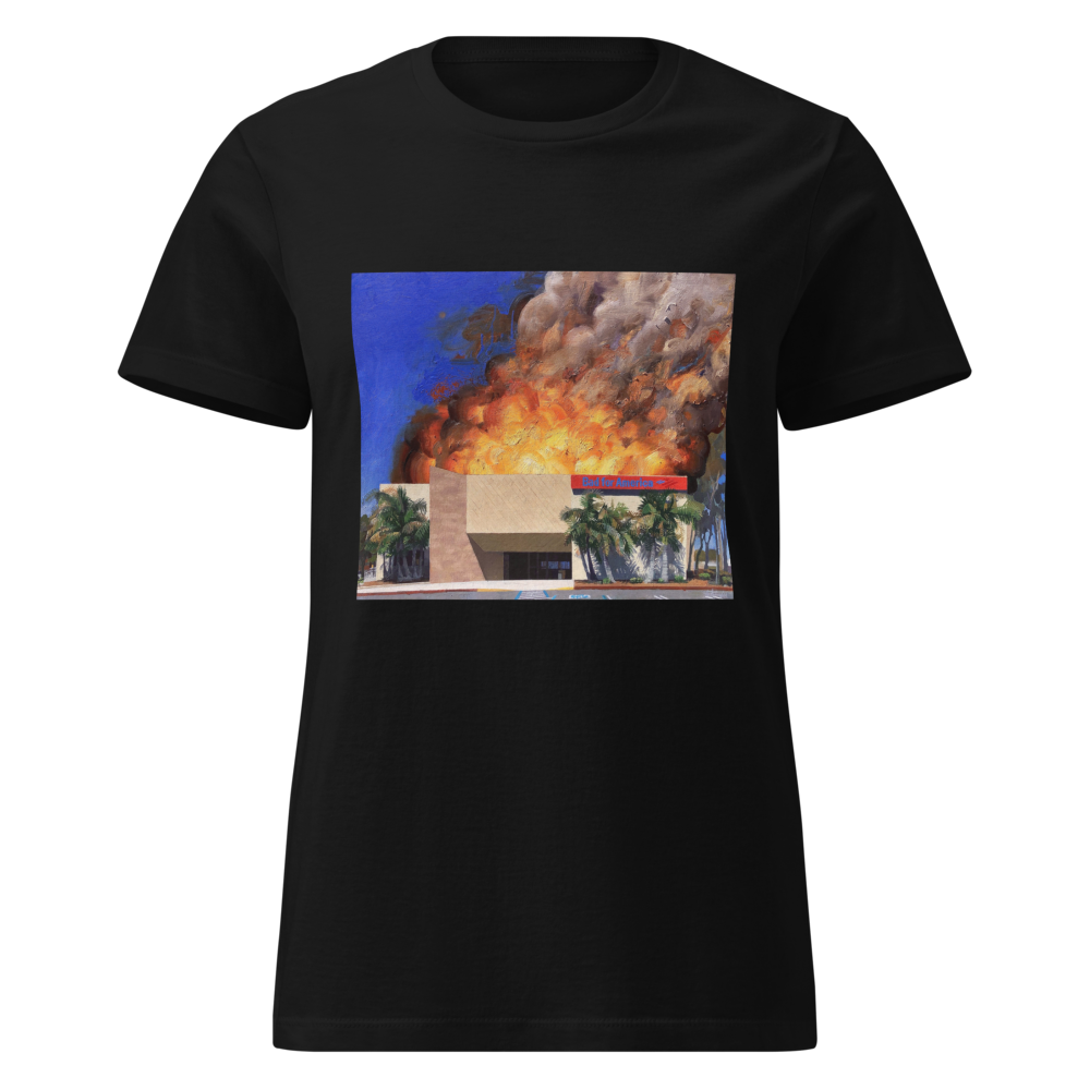 Bank of America in Flames