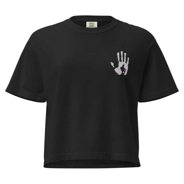 Handprint Grunge Graphic T-Shirt