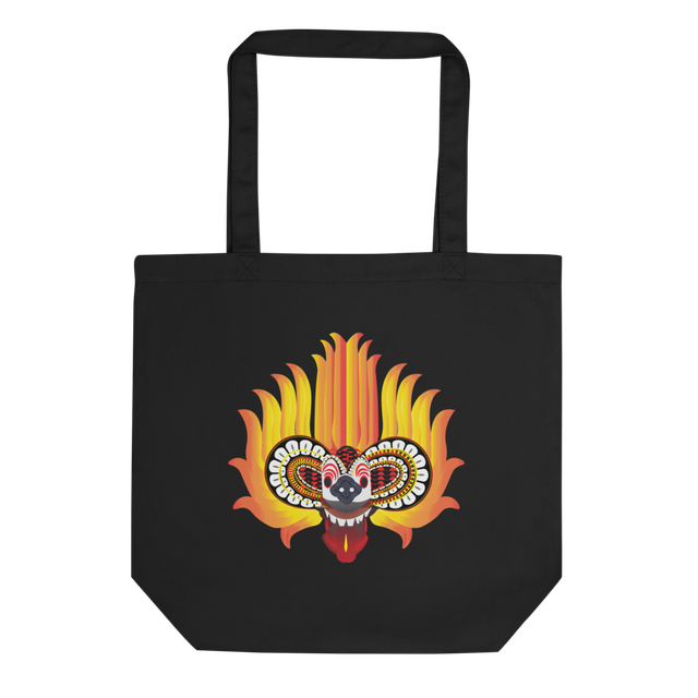 Traditional Sri Lankan Devil Mask Art Eco Tote Bag