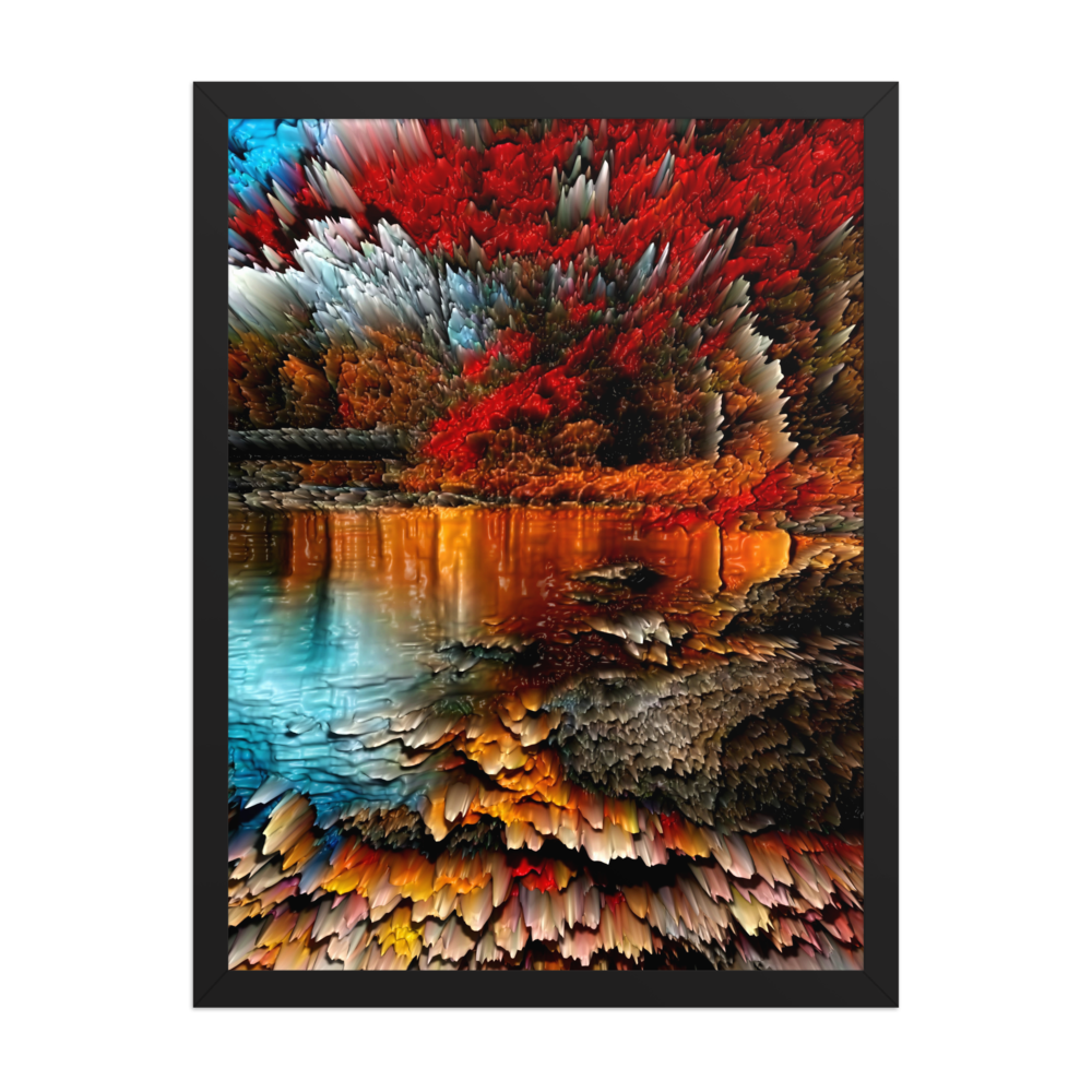 Vibrant Abstract Art Print | Wall Art