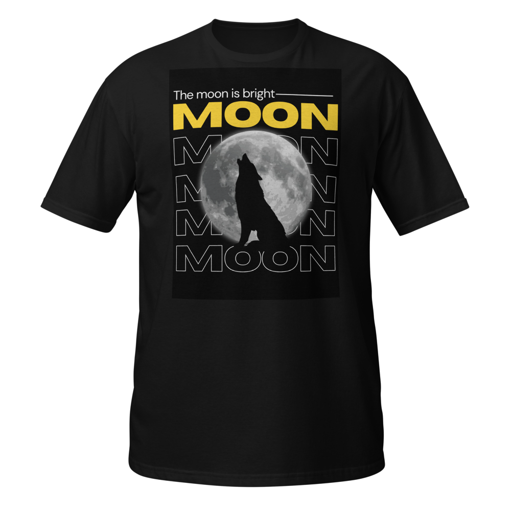 The Night Moon Graphic T-Shirt design 