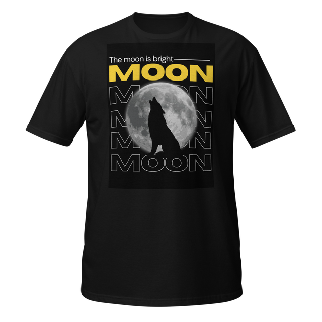 The Night Moon Graphic T-Shirt design