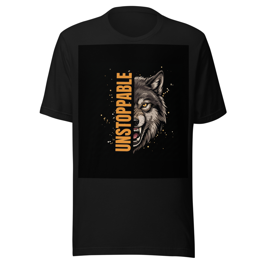Classic white unstoppable t-shirt design