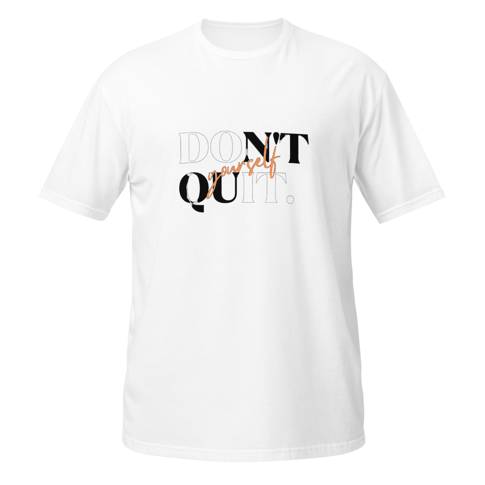 Classic white Motivational style T-shirt