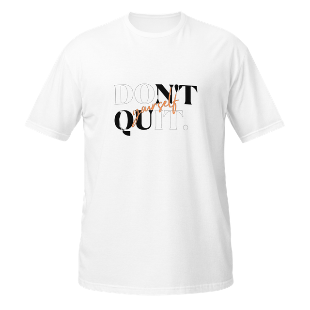Classic white Motivational style T-shirt