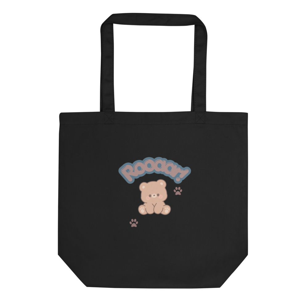 Cute Teddy Bear Printed Tote Bag