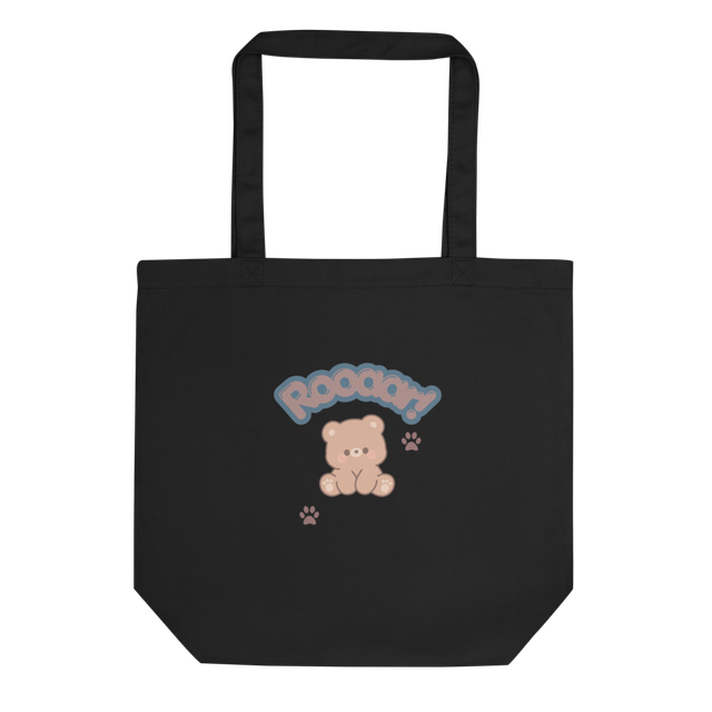 Cute Teddy Bear Printed Tote Bag