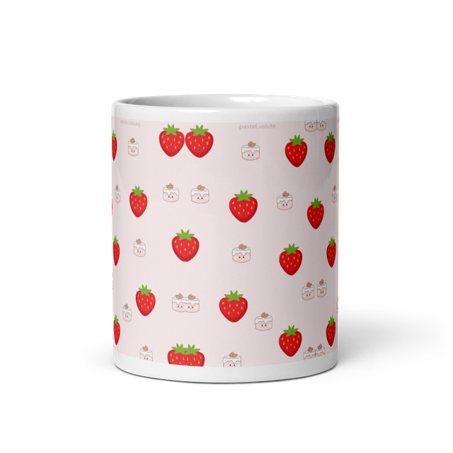 Cute Strawberry Cake Mug | Everyday Useable