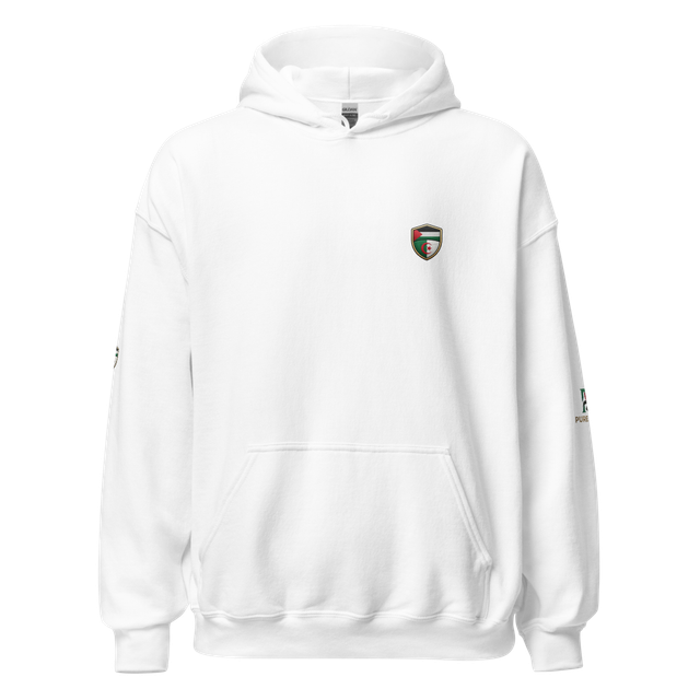 Algeria and Palestine Solidarity Minimalist Hoodie