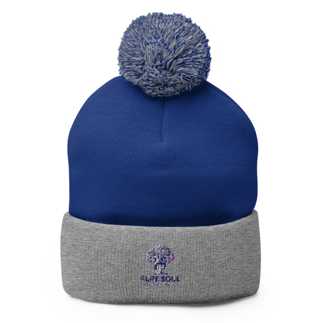 Pure Soul official logo Pom-Pom Beanie