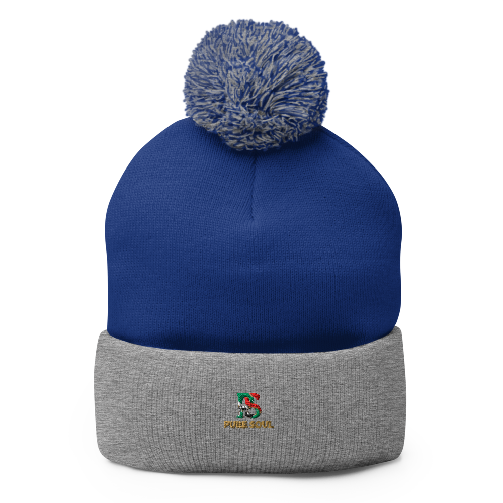 Pure Soul Pom-Pom Beanie