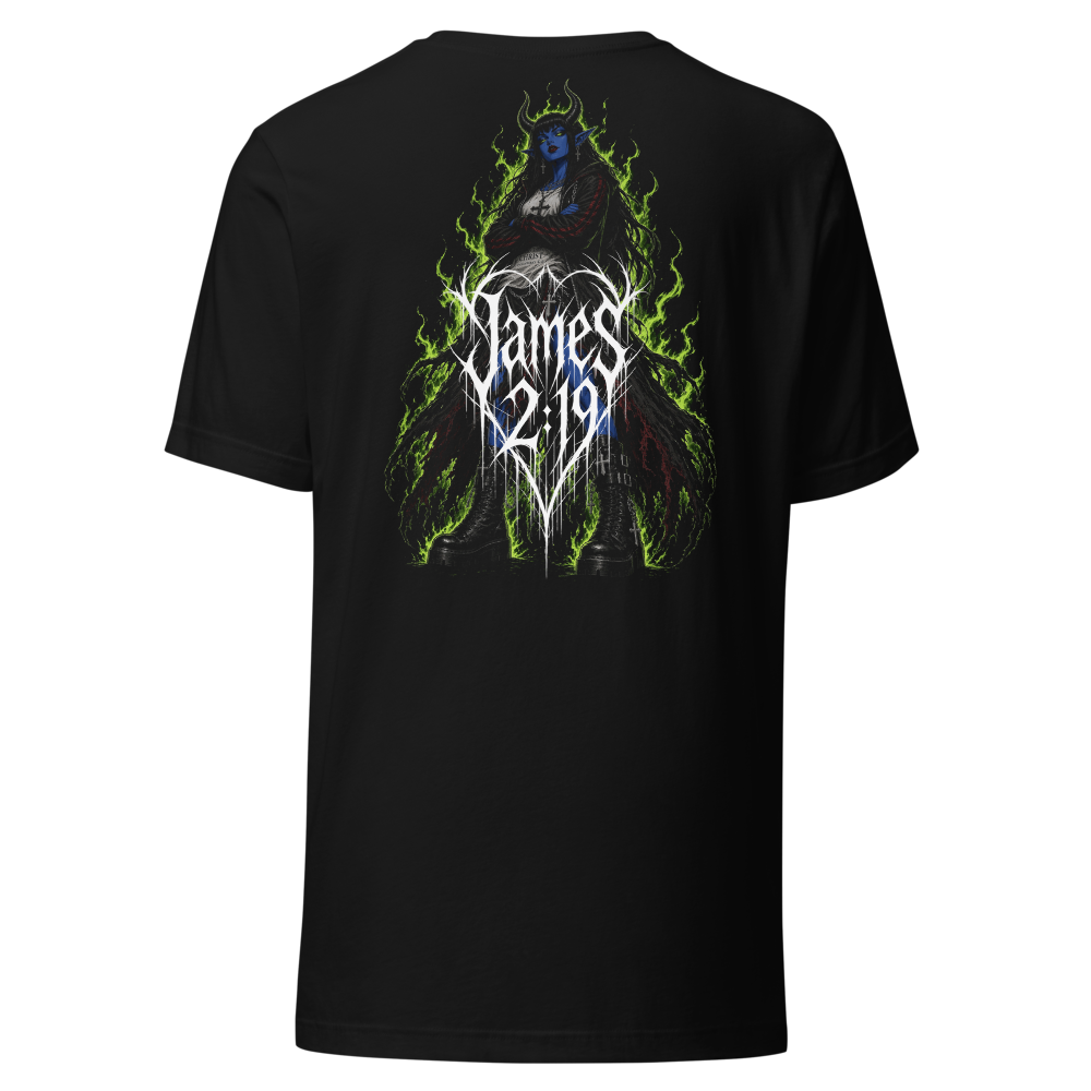 James 2:19 Demon Girl – 90s Comic Goth Tee