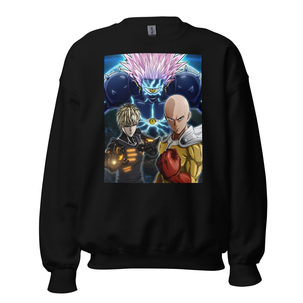 One punch man sweatshirt -black 
