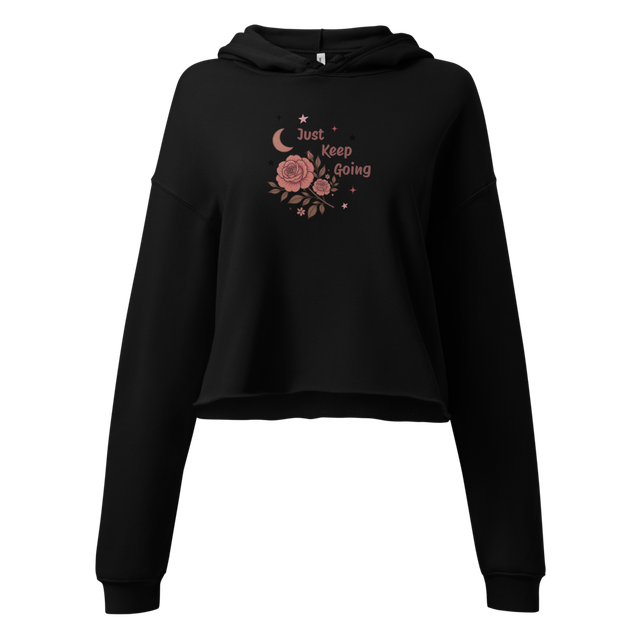 Just Keep Going – Floral Motivation Hoodie