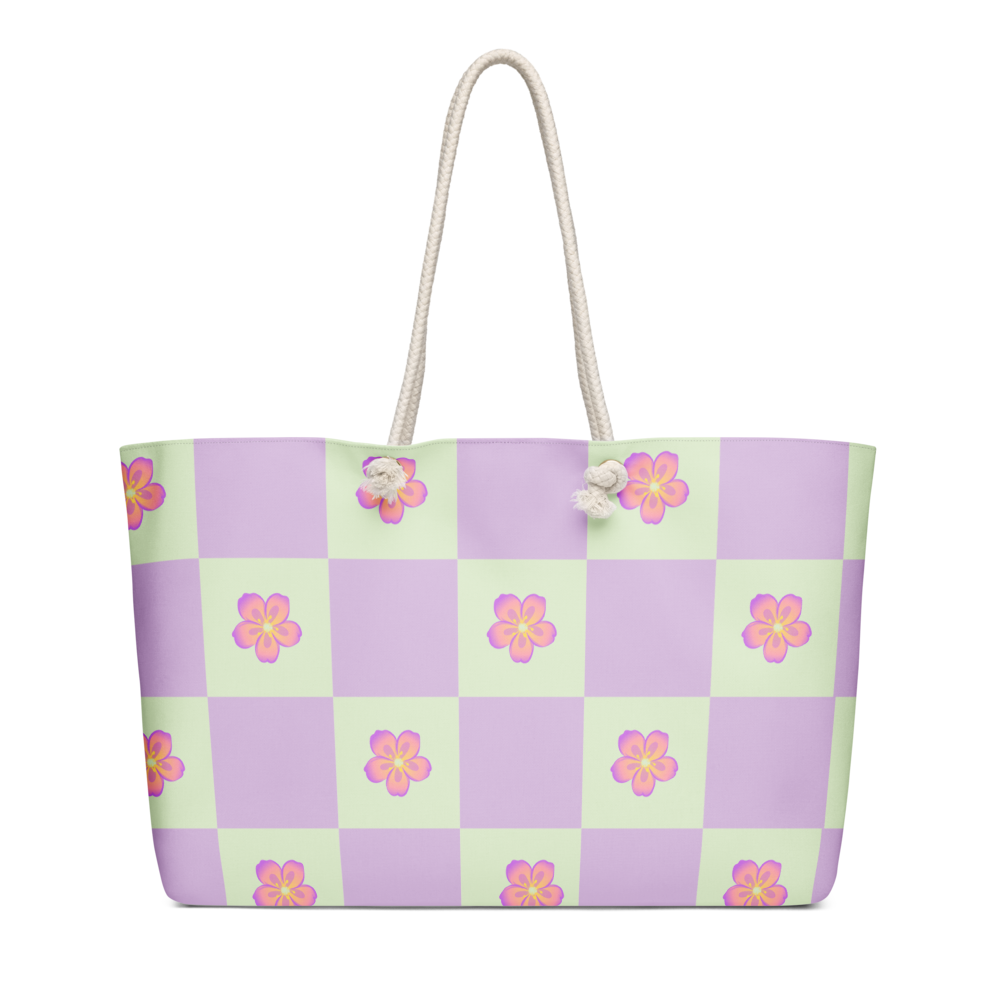 Lavender Floral Weekender Bag💜