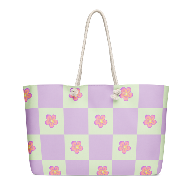 Lavender Floral Weekender Bag💜