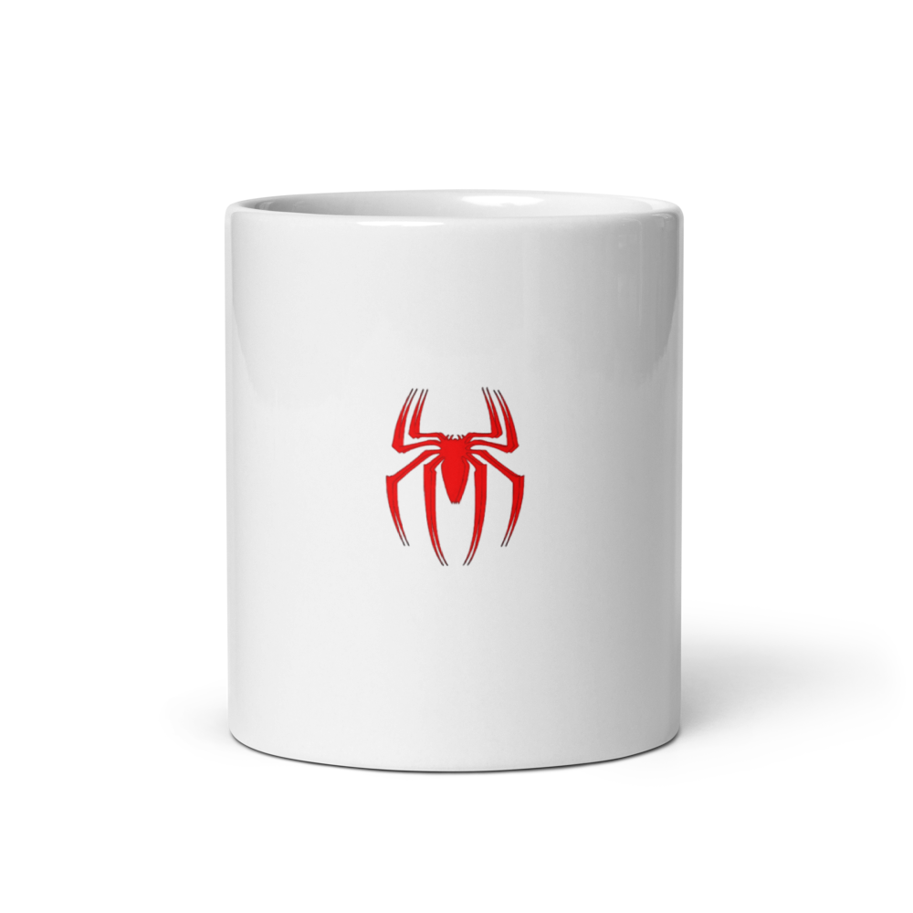 Spider Man White Mug