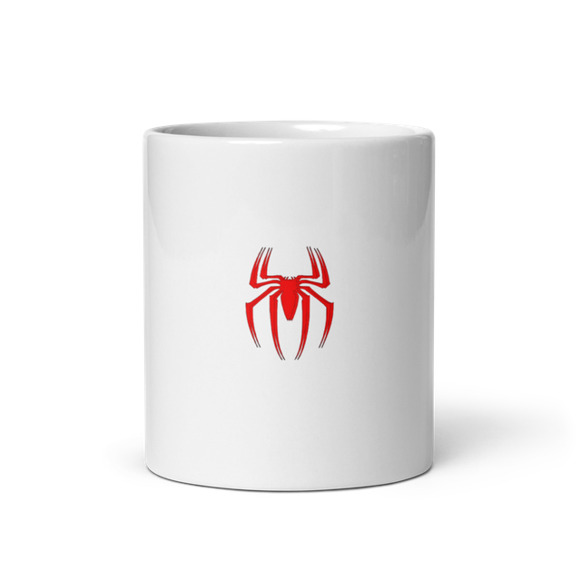 Spider Man White Mug
