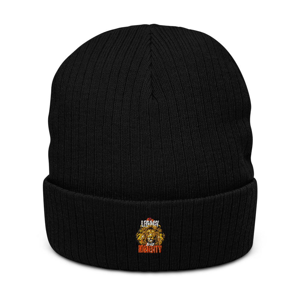 Lion Majesty Embroidered Beanie  