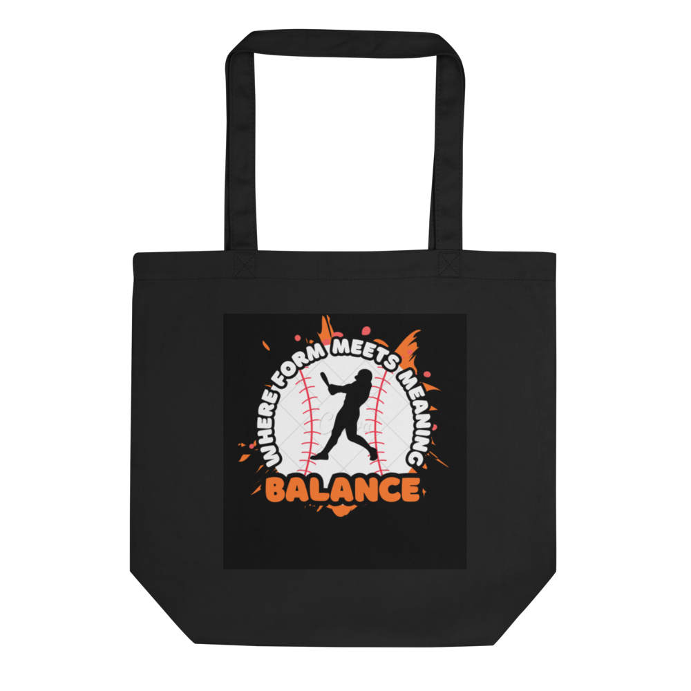 Baseball Balance Eco Tote Bag 