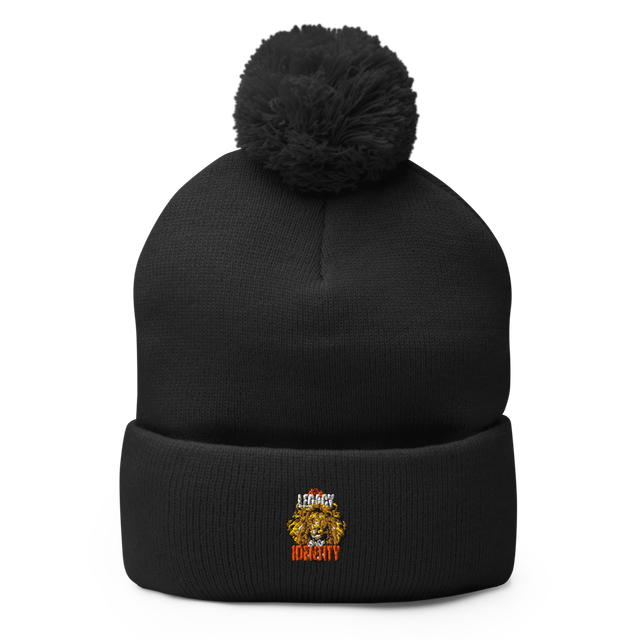 Lion Majesty Embroidered Beanie