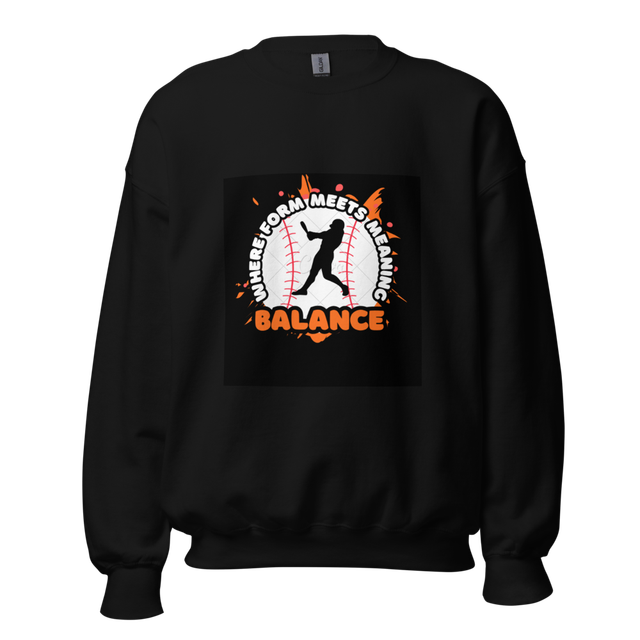 Baseball Balance Unisex Sweatshirt