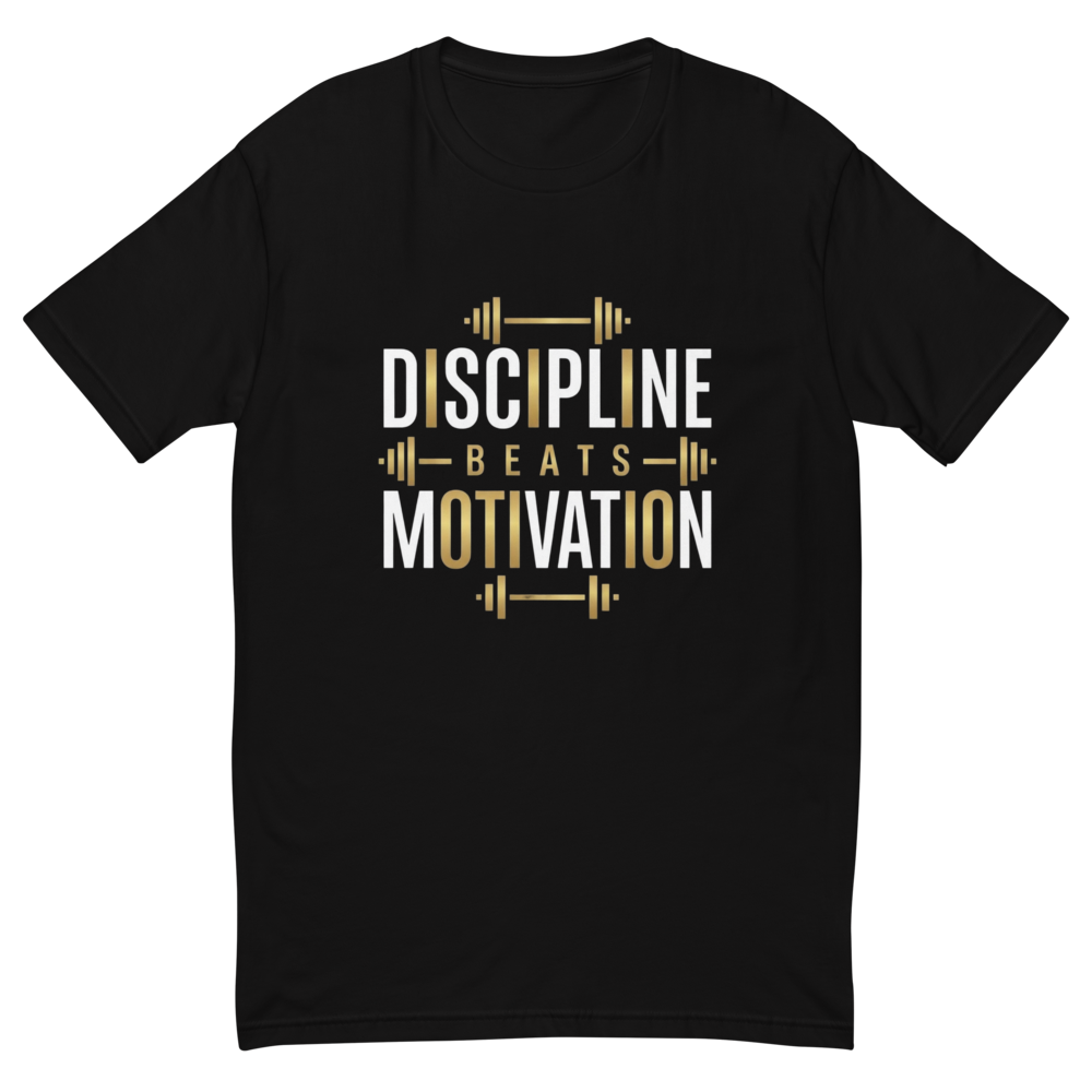 Discipline Beats Motivation Gym T-Shirt