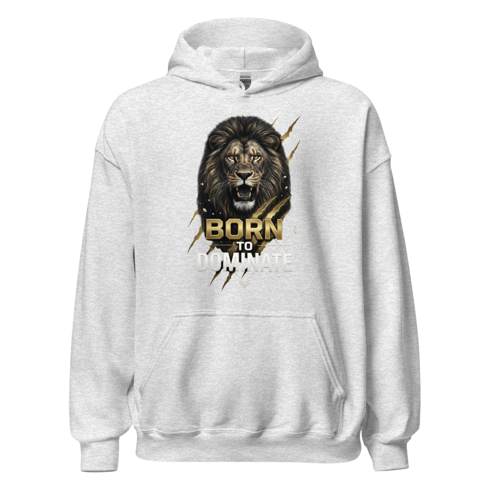 BORN TO DOMINATE Lion Gym T-Shirt | Premium Fitnes
