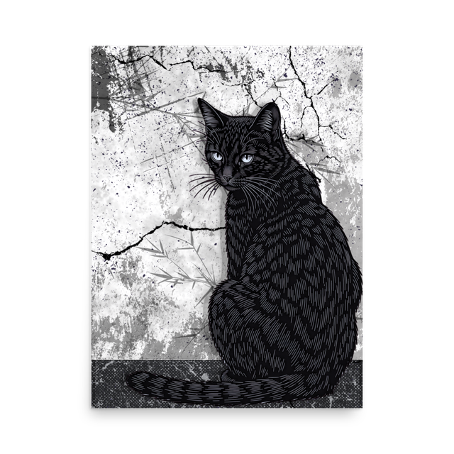Black Cat without "Mischief" Poster