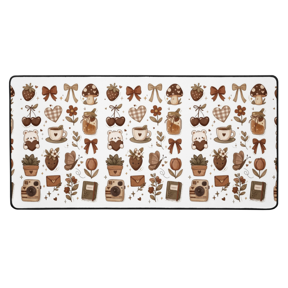 Cozy Coffee Desk Mat ☕🤎
