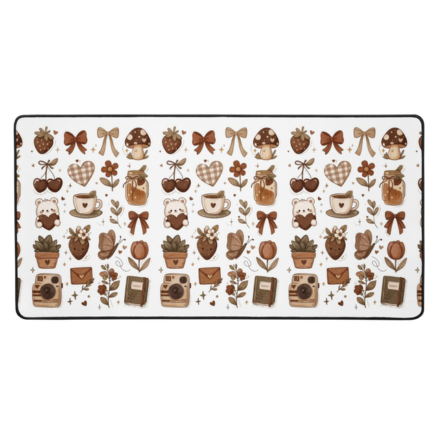 Cozy Coffee Desk Mat ☕🤎