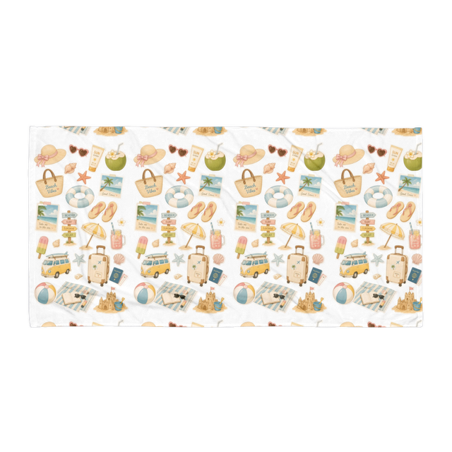 Cute Summer Beach Towel 🏖️☀️