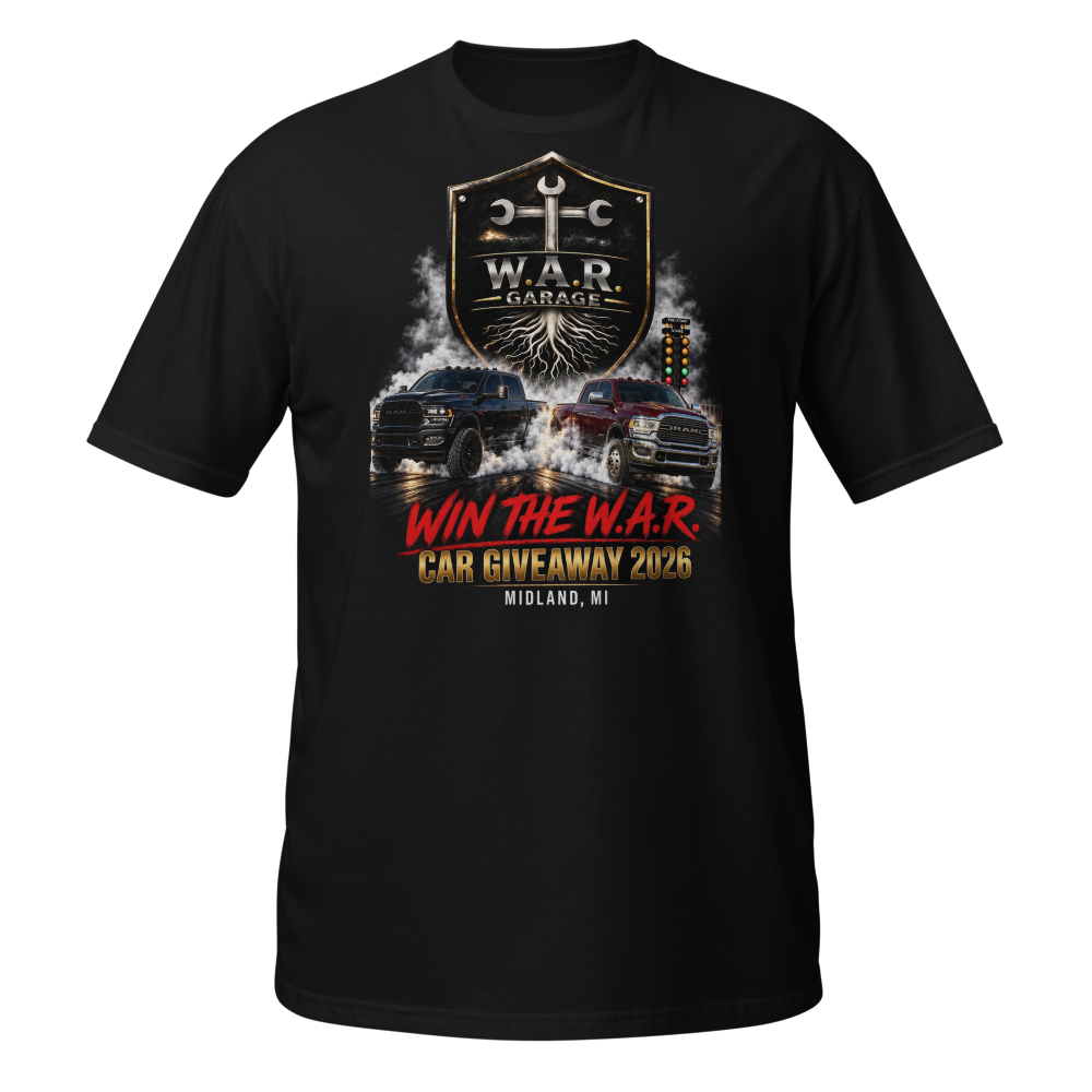 Win the W.A.R. Car Giveaway 2026 Tee