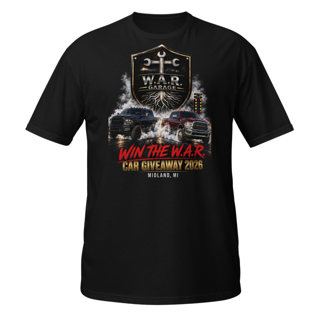 Win the W.A.R. Car Giveaway 2026 Tee