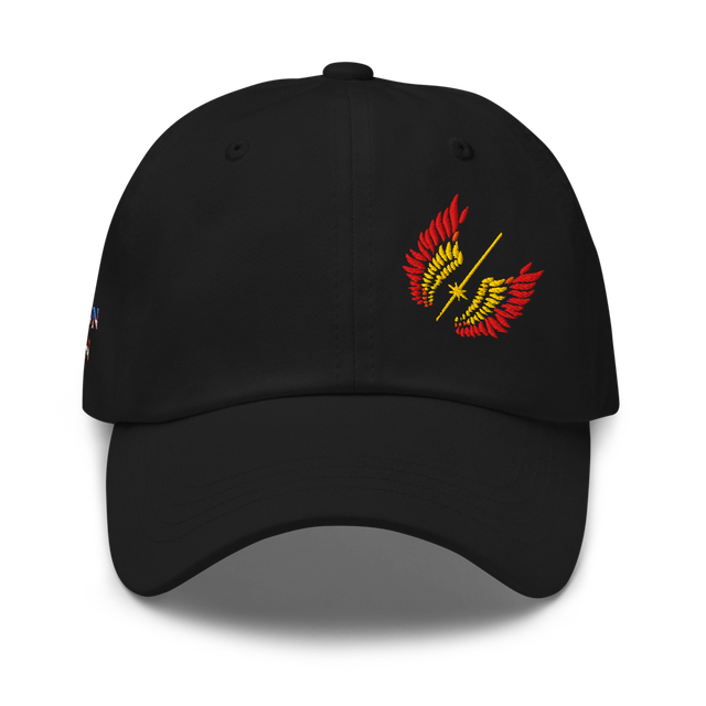 Crimson Wings Embroidered Hat